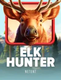 elk hunter game logo